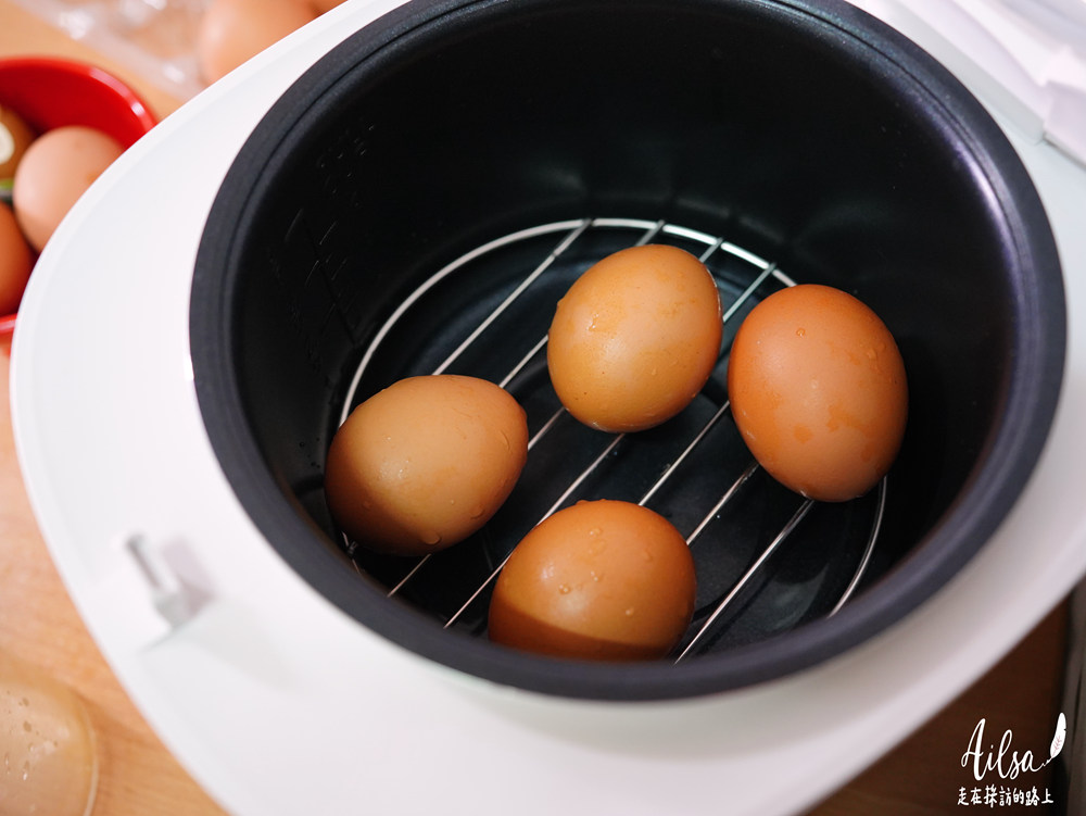 電子鍋蒸水煮蛋食譜